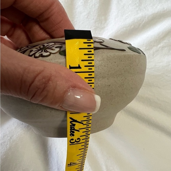 Pigeon Forge TN Pottery 2 Pieces Mini Pitcher and Small Bowl~ Dogwood Aqua. - Picture 7 of 8